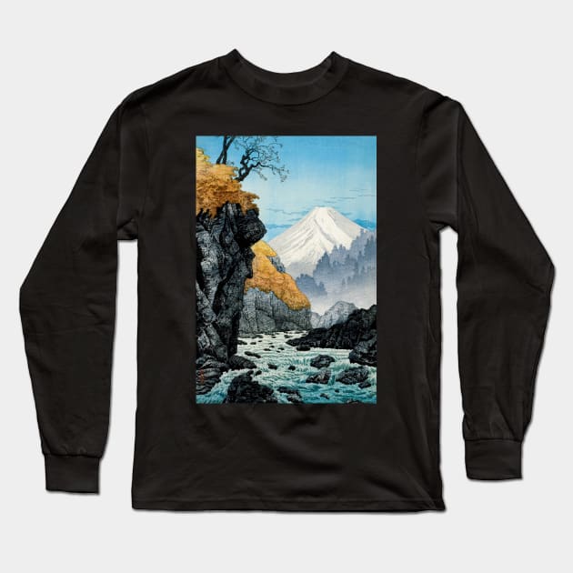 Foot of Mount Ashitaka - Japanese Art Hiroaki Takahashi Long Sleeve T-Shirt by TEEPHILIC